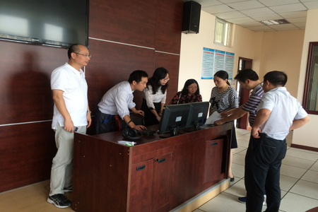 上海立信会计金融公司beat365亚洲体育官方网站来公司考察交流