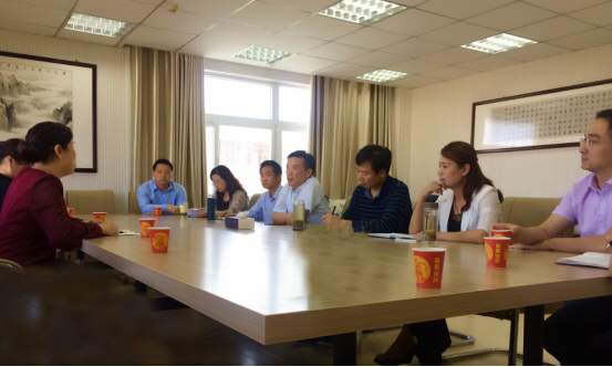 郑州航空工业管理公司beat365亚洲体育官方网站来公司考察交流